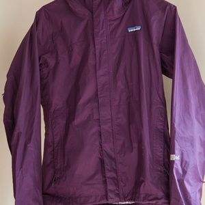 Purple Patagonia Rain Jacket